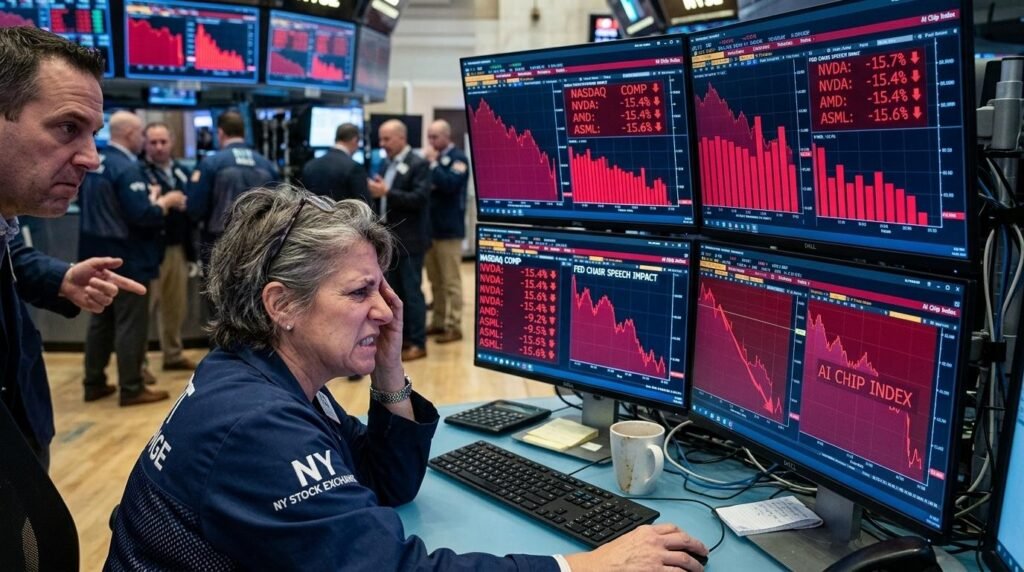 Wall Street stock market sell-off as investors reassess Big Tech AI spending