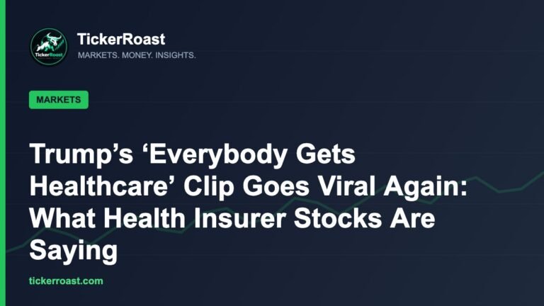 Trump’s ‘Everybody Gets Healthcare’ Clip Goes Viral Again: What Health Insurer Stocks Are Saying – TickerRoast
